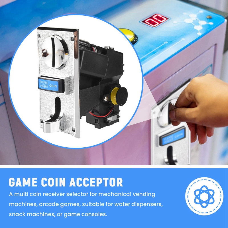 Мультивалютный монетоприемник- – обзор и цена Arcade Vending & Laundry